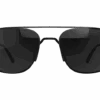 BEX MACH MATTE BLACK AND GRAY SUNGLASSES