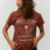DAYDREAMER WILLIE NELSON WHISKEY LABEL TOUR TEE