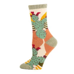 SOCK IT UP SOL DE CACTUS SOCKS -Western Cowboy Clothing Store WJ22704C 4
