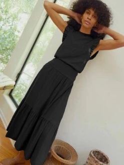 NATION YASMINE MIDI SKIRT- JET BLACK -Western Cowboy Clothing Store YASMINE SKIRT 4170RS JBLK H 3 600x 432ea94c a441 4e23 b10f 01f9648f8533