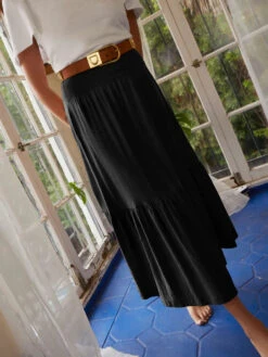 NATION YASMINE MIDI SKIRT- JET BLACK -Western Cowboy Clothing Store YASMINE SKIRT 4170RS JBLK H 3 600x 54493453 a50d 4300 92d6 54ebc1099e82