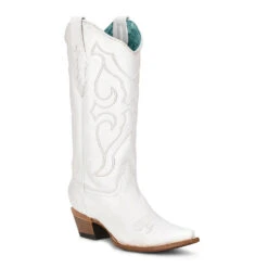 Corral Boots CORRAL WOMEN'S WHITE EMBROIDERY WESTERN BOOT -Western Cowboy Clothing Store Z5046 boot 03