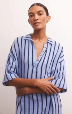 Z SUPPLY BEATRIX STRIPE MINI DRESS -Western Cowboy Clothing Store ZD222147 CNV DETAIL 3 540x 6f6f2760 ff7a 4988 a1df 7f327d28eb5f