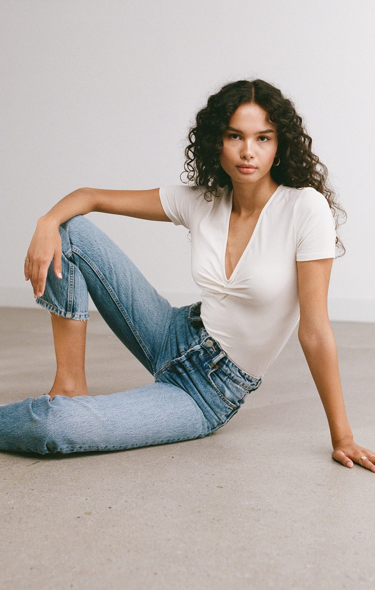 Z SUPPLY TABBY TWIST TOP- SANDSTONE 1 Z SUPPLY TABBY TWIST TOP- SANDSTONE