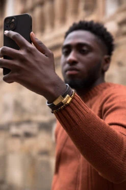 Grady Bracelet - Gold Brown -Western Cowboy Clothing Store brown gold3 min