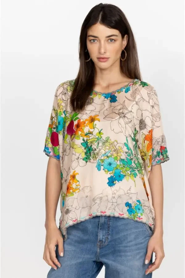 JOHNNY WAS SEQUENCE HALSEY BLOUSE 1 JOHNNY WAS SEQUENCE HALSEY BLOUSE