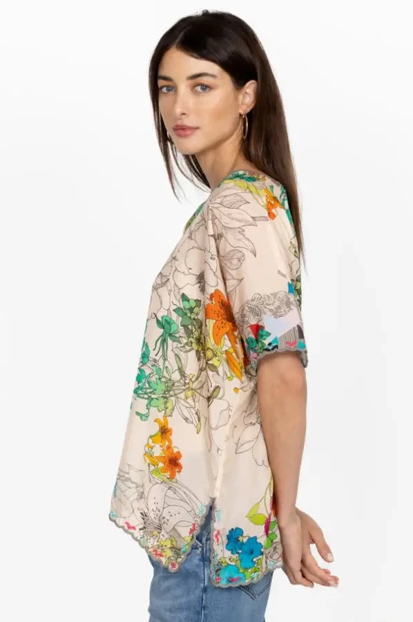 JOHNNY WAS SEQUENCE HALSEY BLOUSE 2 JOHNNY WAS SEQUENCE HALSEY BLOUSE - Image 2