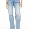 PISTOLA WOMEN'S CASSIE SUPER HIGH RISE STRAIGHT LEG - CITY LIGHTS DISTRESSED