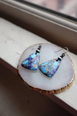 PEYOTE BIRD PURPLE MOJAVE EARRING -Western Cowboy Clothing Store image 0165636a fa2b 4961 b61a 707af4931b28