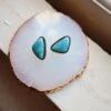 TURQUOISE TRIANGLE EARRING