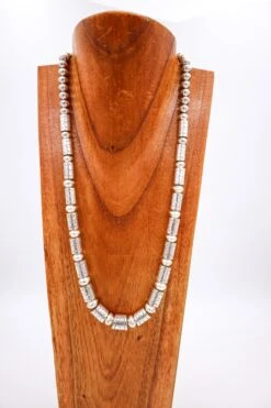 Peyote Bird Sterling Silver Stamped Tubes Saucers Necklace -Western Cowboy Clothing Store image 4eaec7ba e9da 4981 a8d2 9fac540ae63e