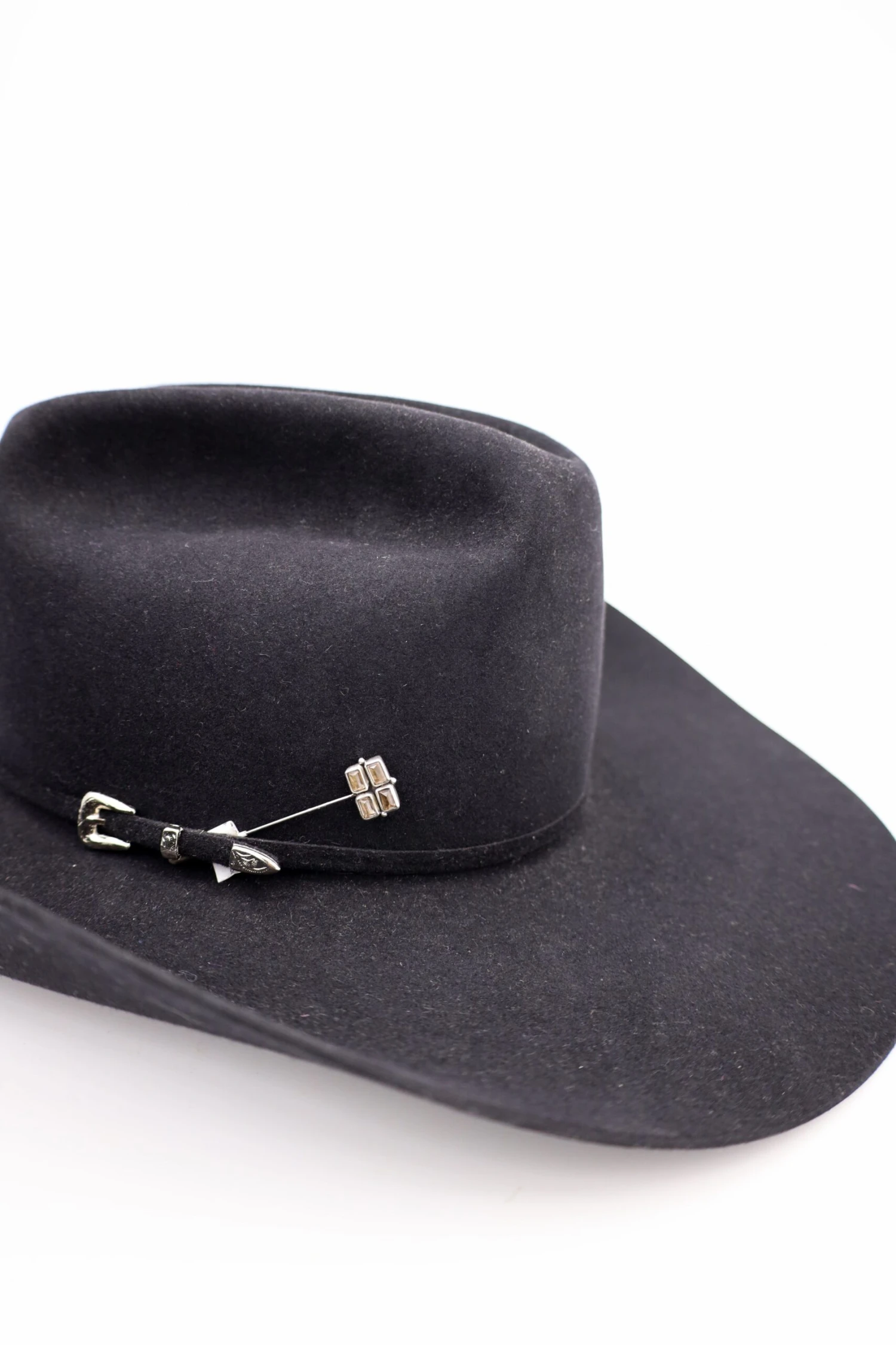 Peyote Bird Four Smoky Gems Stick Hat Pin 2 Peyote Bird Four Smoky Gems Stick Hat Pin - Image 2