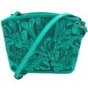 QUE CHULA GRANDE TURQUOISE COSMETIC BAG