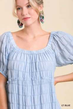 UMGEE MAXI PRINT DRESS 7 UMGEE MAXI PRINT DRESS -Western Cowboy Clothing Store k6412 ltblue 4