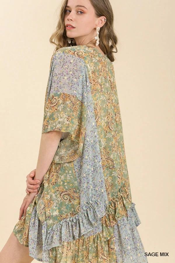 UMGEE RUFFLE SLEEVE KIMONO 4 UMGEE RUFFLE SLEEVE KIMONO - Image 4