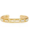 CHRISTINA GREENE CABLE BANGLE - PEARL